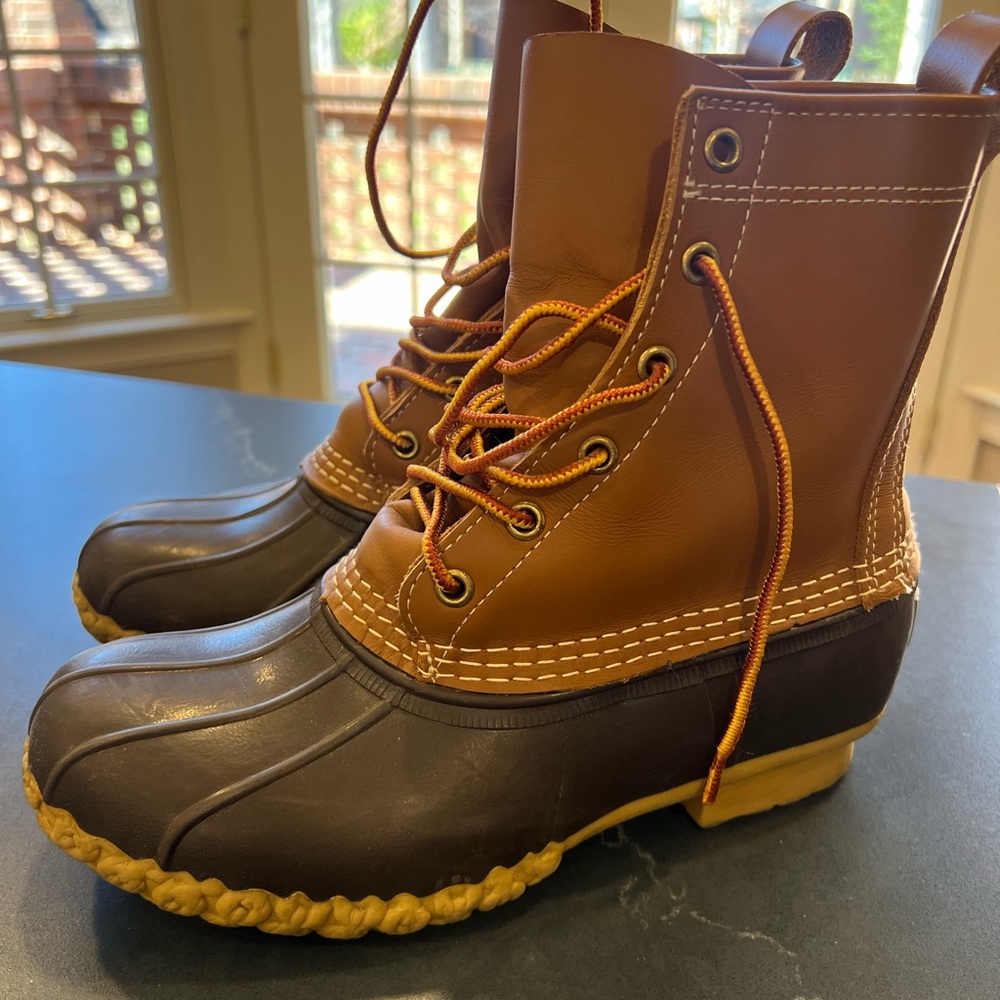 LL Bean womens duck boots size 8.5